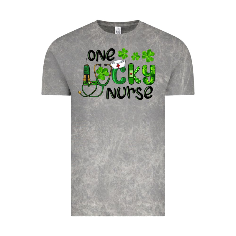 St. Patrick's Day One Lucky Nurse Vintage Tee by RanaPortraitStore | Teevron
