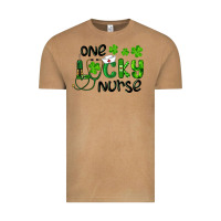 Vintage Camel st. patrick's day one lucky nurse Vintage Tee - RanaPortraitStore