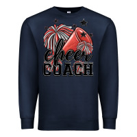 Navy cheer coach Premium Sweatshirt - MaliasSmallBusiness