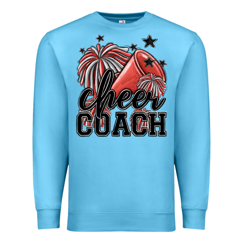 Cheer Coach Premium Sweatshirt by MaliasSmallBusiness | Teevron