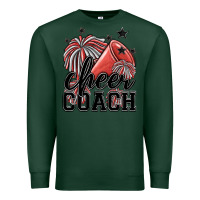 Sports Green cheer coach Premium Sweatshirt - MaliasSmallBusiness
