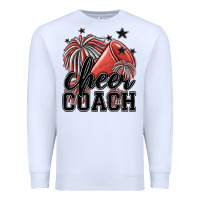 White cheer coach Premium Sweatshirt - MaliasSmallBusiness