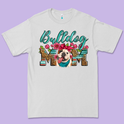 English Bulldog Mom Premium Tee Designed By Artiststas