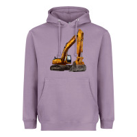 Lavender excavator Heavyweight Hoodie - LillyAllenDesigns