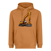 Meerkat excavator Heavyweight Hoodie - LillyAllenDesigns