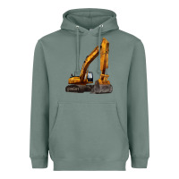 Sage excavator Heavyweight Hoodie - LillyAllenDesigns