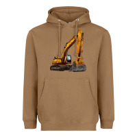 Toasted Coconut excavator Heavyweight Hoodie - LillyAllenDesigns