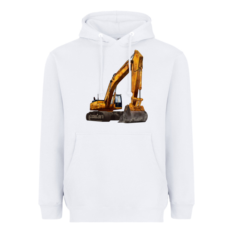 Excavator Heavyweight Hoodie by LillyAllenDesigns | Teevron