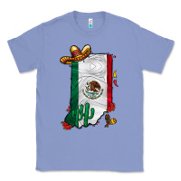 Colony Blue mexican indiana Classic Tee - CowhideDigitalArt