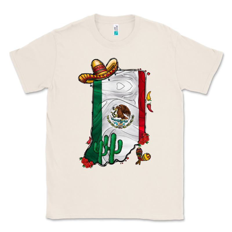 Mexican Indiana Classic Tee by CowhideDigitalArt | Teevron
