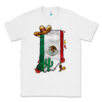 White mexican indiana Classic Tee - CowhideDigitalArt
