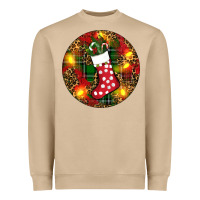 Mushroom Santa Stocking Christmas Heavyweight Sweatshirt - RanaPortraitStore