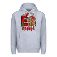 Heather Grey er nurse christmas Premium Hoodie - MaliasSmallBusiness