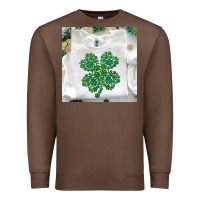Chestnut shamrock patterned clothing Premium Sweatshirt - MaliasSmallBusiness