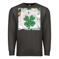 Smoke shamrock patterned clothing Premium Sweatshirt - MaliasSmallBusiness