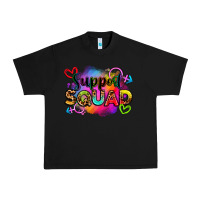Black support squad Urban Heavy Tee - Zillion Design Studio