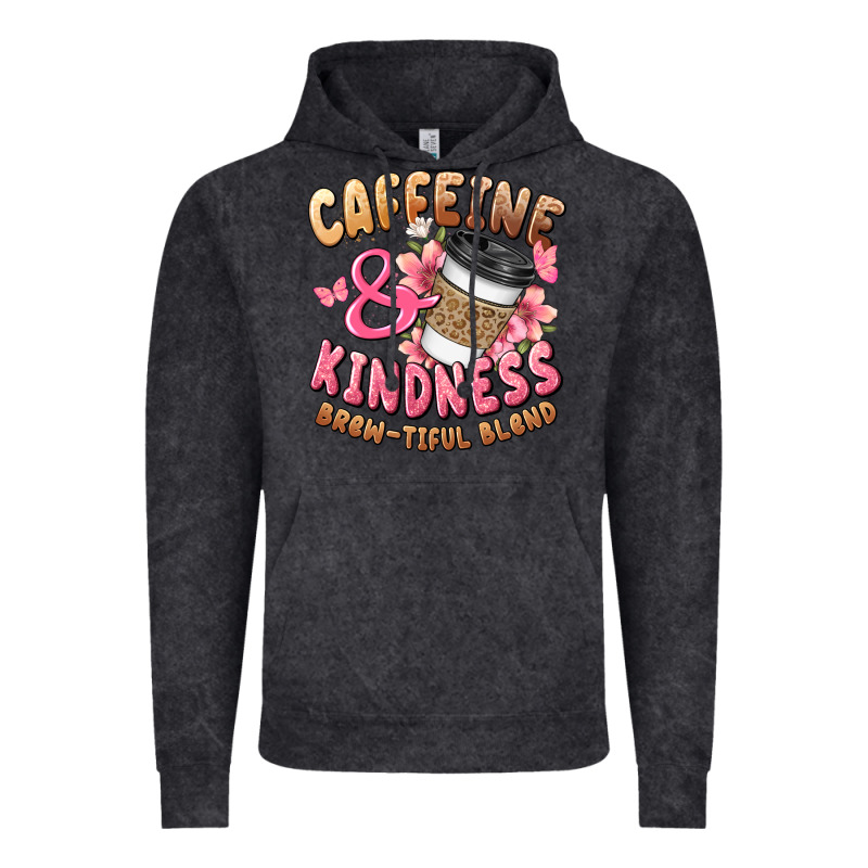 Caffeine And Kindness Brewtiful Blend Vintage Hoodie by JahusDesignShop | Teevron