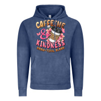 Vintage Denim caffeine and kindness brewtiful blend Vintage Hoodie - JahusDesignShop