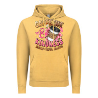 Vintage Mustard caffeine and kindness brewtiful blend Vintage Hoodie - JahusDesignShop