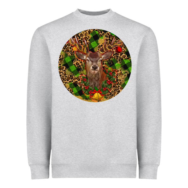 Christmas Reindeer Heavyweight Sweatshirt by RanaPortraitStore | Teevron