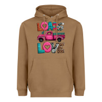 Toasted Coconut loads of love valentine's day truck Heavyweight Hoodie - Jasminsmagicworld
