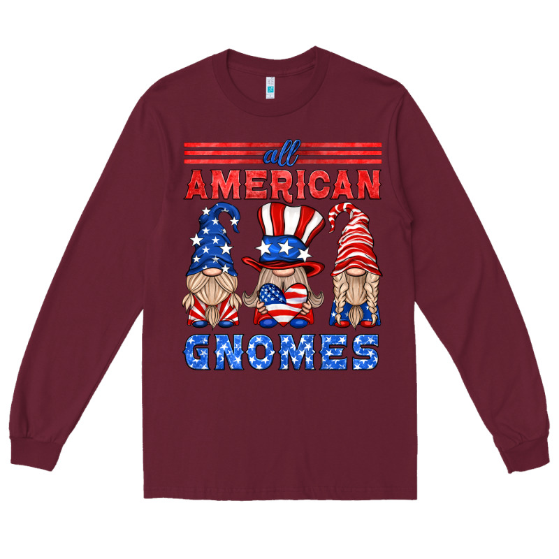 All American Gnomes Long Sleeve Tee by HRA Design Shop | Teevron