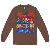 Chestnut all american gnomes Long Sleeve Tee - HRA Design Shop