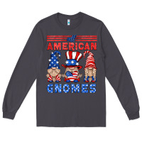 Smoke all american gnomes Long Sleeve Tee - HRA Design Shop