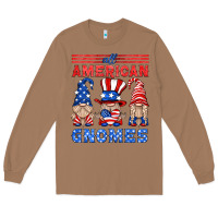 Toasted Coconut all american gnomes Long Sleeve Tee - HRA Design Shop