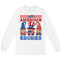 White all american gnomes Long Sleeve Tee - HRA Design Shop