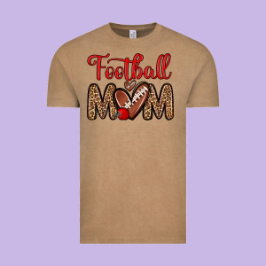 Football Mom Vintage Tee Designed By Zillion Design Studio
