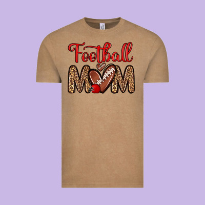 Football Mom Vintage Tee Designed By Zillion Design Studio