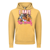 Vintage Mustard I have two moods sneaker and heels Vintage Hoodie - RanaPortraitStore