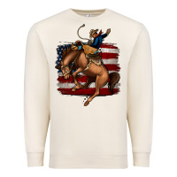 Sandshell Bucking Bronco Premium Sweatshirt - Jasminsmagicworld