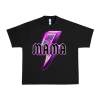 Black mama neon leopard lightning bolt Urban Heavy Tee - texasbilliewilder