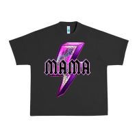 Pigment Black mama neon leopard lightning bolt Urban Heavy Tee - texasbilliewilder