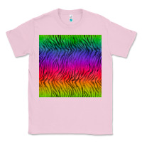 Bubblegum Pink colorful tiger seamless pattern Classic Tee - BundleAndBundleShop