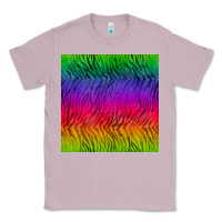 Lilac colorful tiger seamless pattern Classic Tee - BundleAndBundleShop