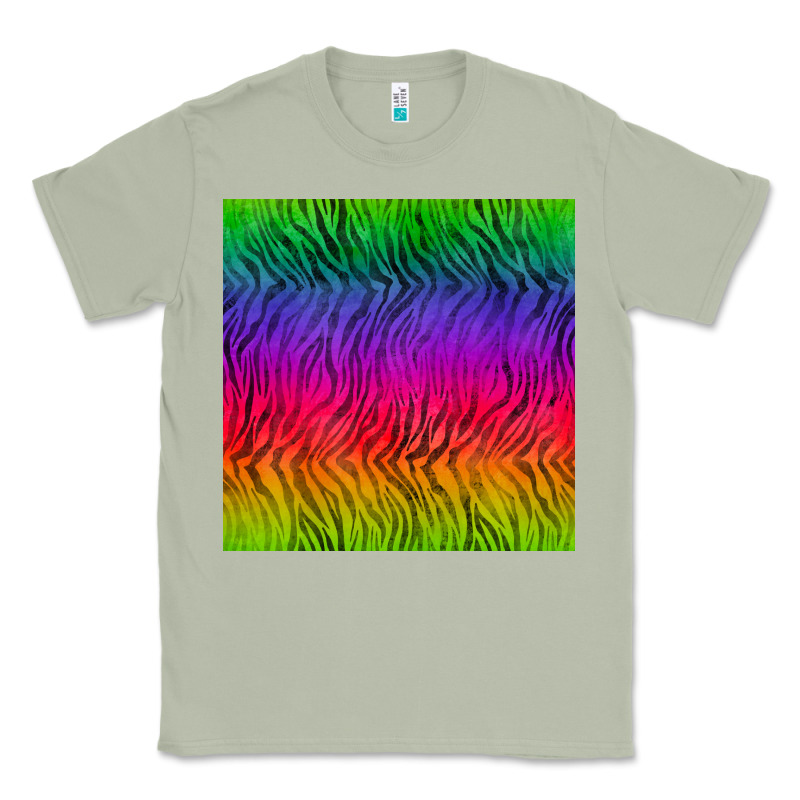 Colorful Tiger Seamless Pattern Classic Tee by BundleAndBundleShop | Teevron