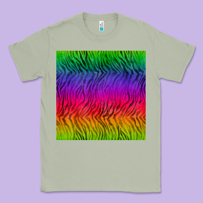 Colorful Tiger Seamless Pattern Classic Tee Designed By Bundleandbundleshop