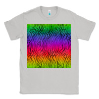Moon Dust colorful tiger seamless pattern Classic Tee - BundleAndBundleShop