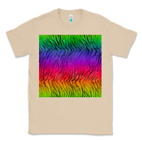 Mushroom colorful tiger seamless pattern Classic Tee - BundleAndBundleShop