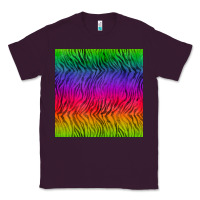 Plum colorful tiger seamless pattern Classic Tee - BundleAndBundleShop