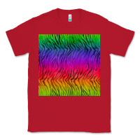 Red colorful tiger seamless pattern Classic Tee - BundleAndBundleShop