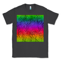 Smoke colorful tiger seamless pattern Classic Tee - BundleAndBundleShop