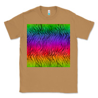 Toasted Coconut colorful tiger seamless pattern Classic Tee - BundleAndBundleShop