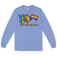 Peace Love Pride Long Sleeve Tee | Teevron
