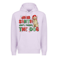 Lilac dear santa dont forget the dog Premium Hoodie - MaliasSmallBusiness