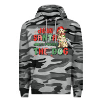 Slate Camo dear santa dont forget the dog Premium Hoodie - MaliasSmallBusiness
