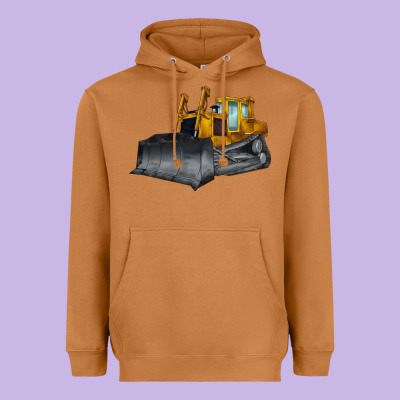 Bulldozer Heavyweight Hoodie Designed By Lillyallendesigns